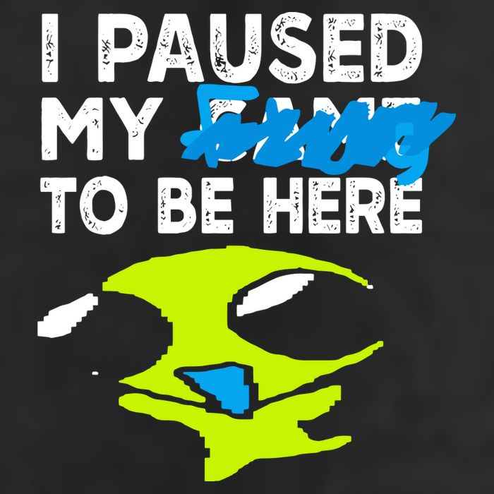 I Paused My Flug To Be Here Adult Drive Performance Visor
