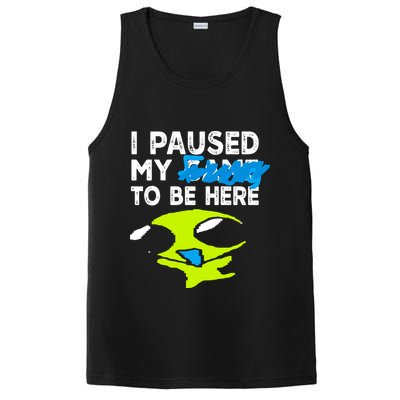 I Paused My Flug To Be Here PosiCharge Competitor Tank