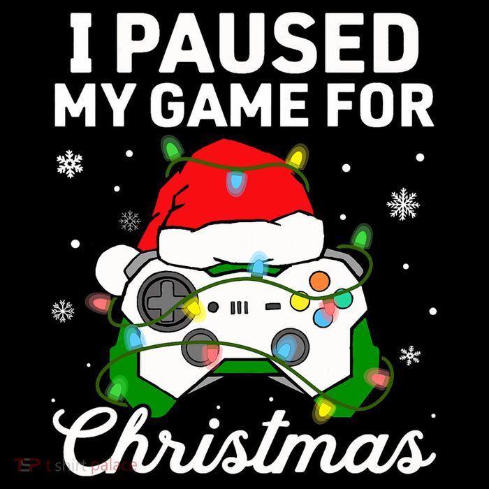 I Paused My Game For Christmas Gamer Gaming Controller Mousepad