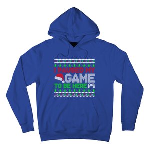 I Paused My Game To Be Here Christmas Gamer Ugly Great Gift Hoodie