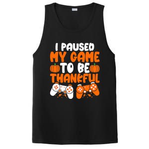 I Paused My Game To Be Thankful Video Gamer Thanksgiving PosiCharge Competitor Tank