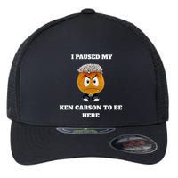 I Paused My Ken Carson To Be Here Agc A Great Chaos Vamp Flexfit Unipanel Trucker Cap