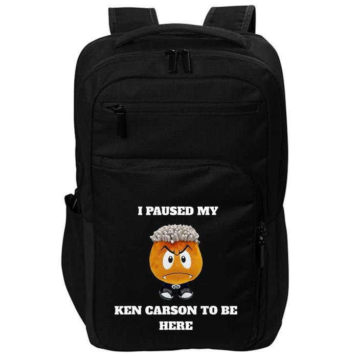 I Paused My Ken Carson To Be Here Agc A Great Chaos Vamp Impact Tech Backpack