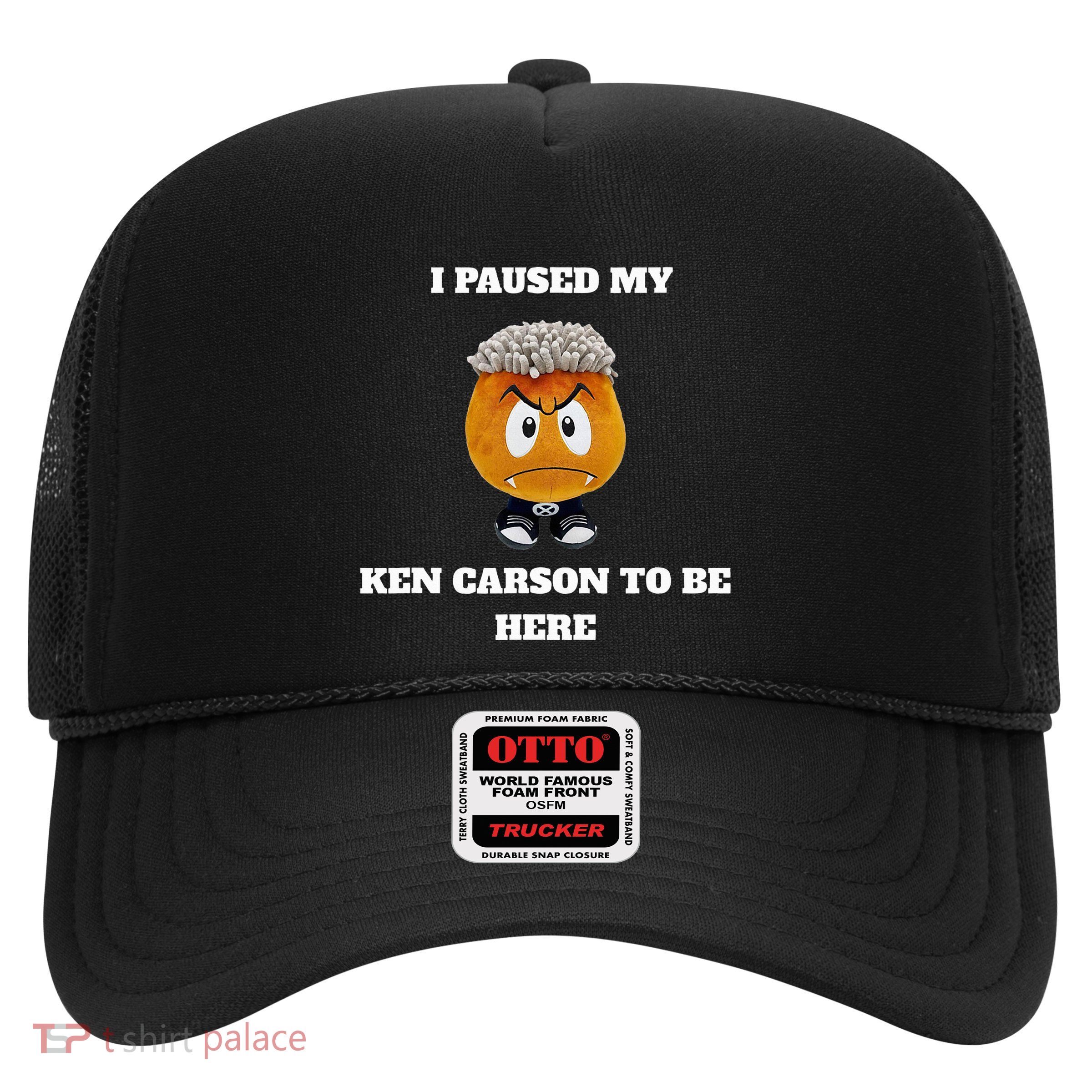 I Paused My Ken Carson To Be Here Agc A Great Chaos Vamp Trucker Hat