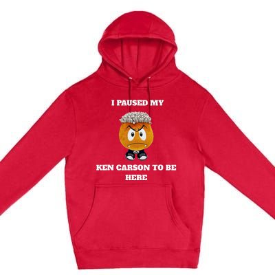 I Paused My Ken Carson To Be Here Agc A Great Chaos Vamp Premium Pullover Hoodie