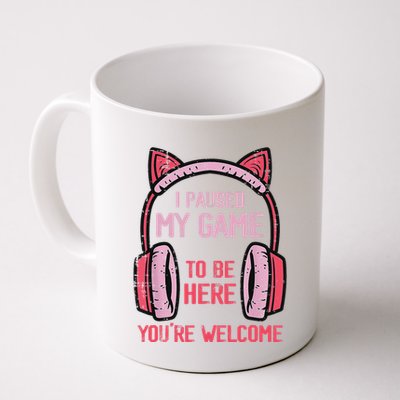 I Paused My Game To Be Here YouRe Welcome Retro Gamer Mug