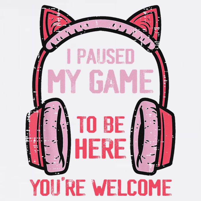I Paused My Game To Be Here YouRe Welcome Retro Gamer Golf Towel