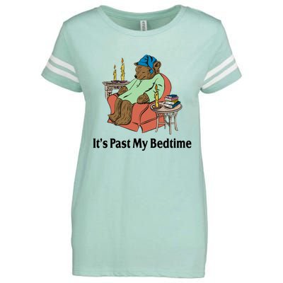 Its Past My Bedtime Funny Bear Enza Ladies Jersey Football T-Shirt