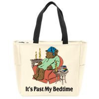Its Past My Bedtime Funny Bear Zip Tote Bag