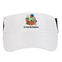 Its Past My Bedtime Funny Bear Adult Drive Performance Visor