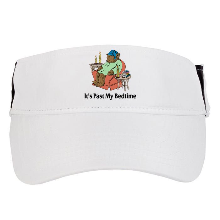 Its Past My Bedtime Funny Bear Adult Drive Performance Visor