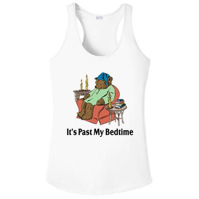 Its Past My Bedtime Funny Bear Ladies PosiCharge Competitor Racerback Tank