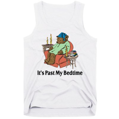 Its Past My Bedtime Funny Bear Tank Top