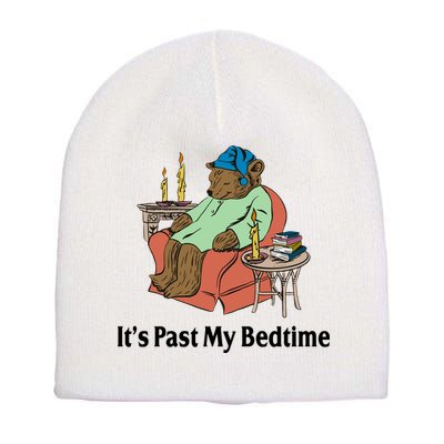Its Past My Bedtime Funny Bear Short Acrylic Beanie