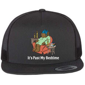 Its Past My Bedtime Funny Bear Flat Bill Trucker Hat