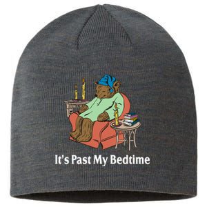 Its Past My Bedtime Funny Bear Sustainable Beanie