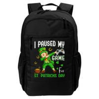 I Paused My Game For St Patricks Day Dabbing Leprechaun Boy Daily Commute Backpack