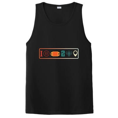 I Paused My Game To Be Here Icons Cool Gaming Retro Vintage Meaningful Gift PosiCharge Competitor Tank