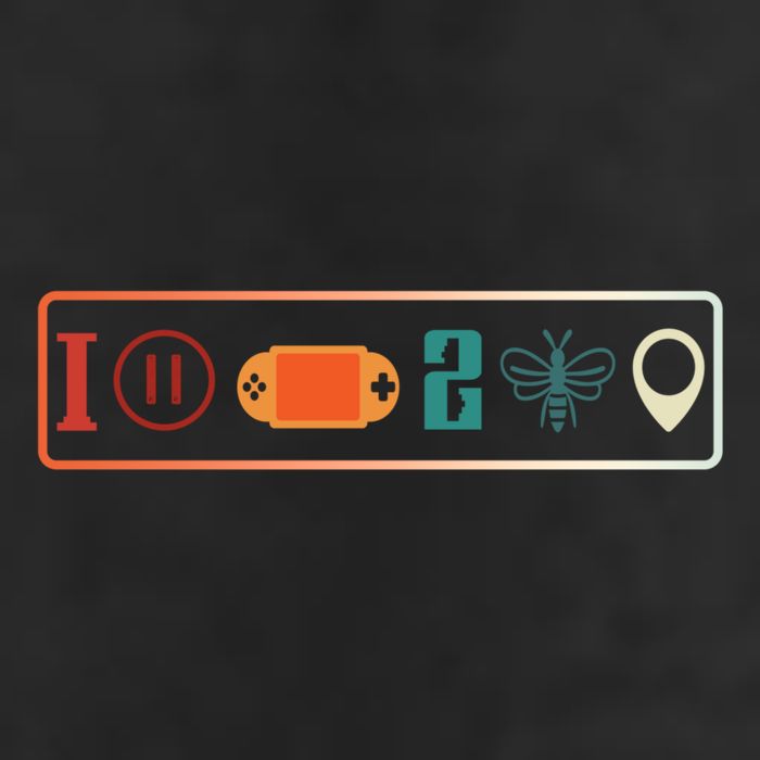 I Paused My Game To Be Here Icons Cool Gaming Retro Vintage Meaningful Gift Golf Towel
