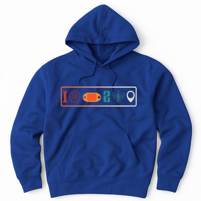 I Paused My Game To Be Here Icons Cool Gaming Retro Vintage Meaningful Gift Hoodie