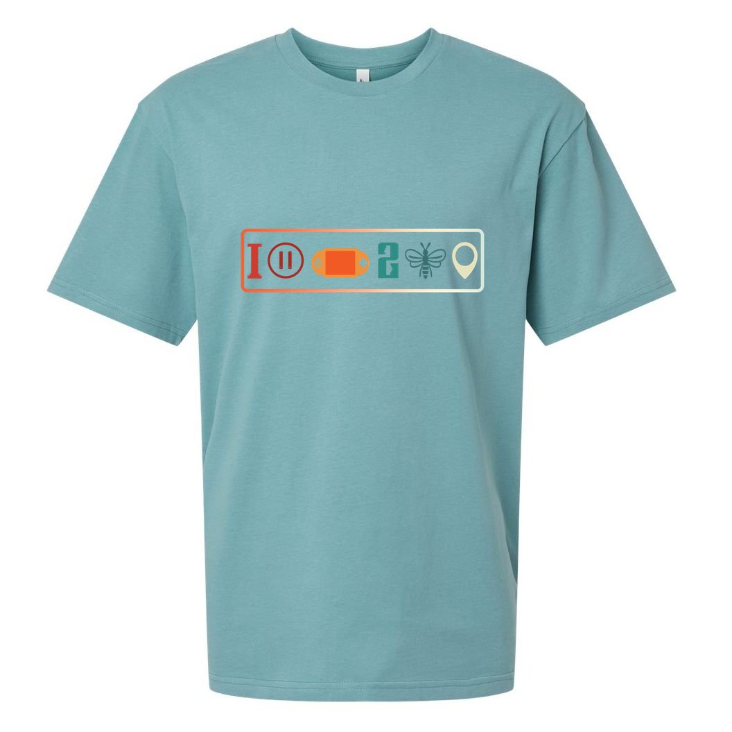 I Paused My Game To Be Here Icons Cool Gaming Retro Vintage Meaningful Gift Sueded Cloud Jersey T-Shirt