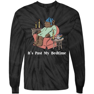 It’S Past My Bedtime Bear Tie-Dye Long Sleeve Shirt