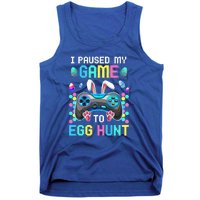 I Paused My Game To Egg Hunt Easter Funny Gamer Tank Top