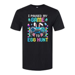 I Paused My Game To Egg Hunt Easter Funny Gamer Softstyle CVC T-Shirt