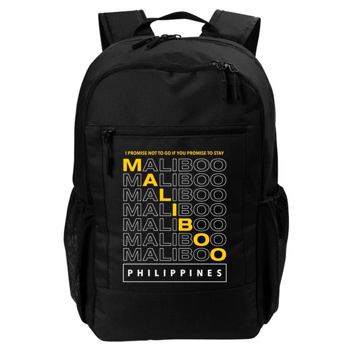 I Promise Not To Go If You Promise To Stay Maliboo Daily Commute Backpack