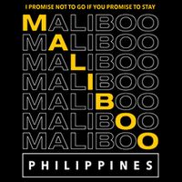 I Promise Not To Go If You Promise To Stay Maliboo Flat Bill Trucker Hat