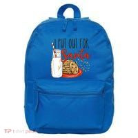 I Put Out For Santa Funny Christmas Family Milk Cookie Funny Gift 16 in Basic Backpack