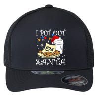 I Put Out For Santa Milk And Cookies Christmas Funny Sarcasm Flexfit Unipanel Trucker Cap