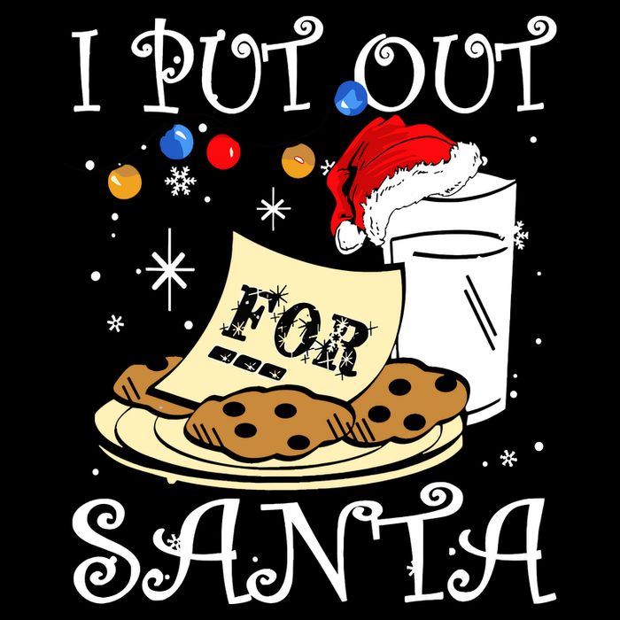 I Put Out For Santa Milk And Cookies Christmas Funny Sarcasm Sustainable Beanie