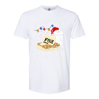 I Put Out For Santa Milk And Cookies Christmas Funny Sarcasm Softstyle® CVC T-Shirt