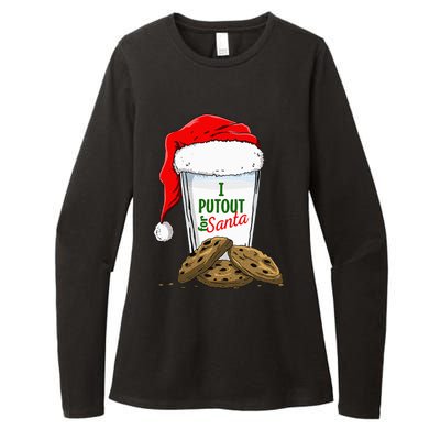 I Put Out For Santa Christmas Womens CVC Long Sleeve Shirt