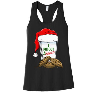 I Put Out For Santa Christmas Women's Racerback Tank