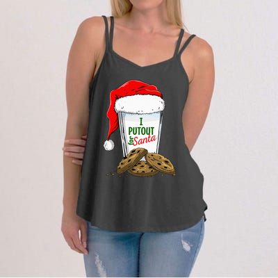 I Put Out For Santa Christmas Women's Strappy Tank