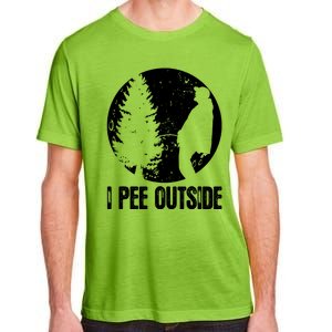 I Pee Outside Inappropriate Adult ChromaSoft Performance T-Shirt