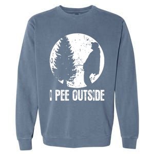 I Pee Outside Inappropriate Garment-Dyed Sweatshirt