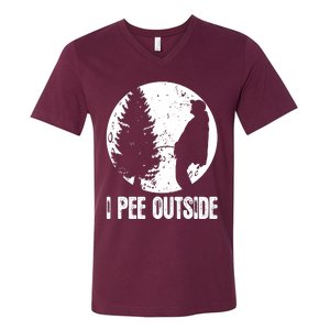 I Pee Outside Inappropriate V-Neck T-Shirt