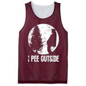 I Pee Outside Inappropriate Mesh Reversible Basketball Jersey Tank