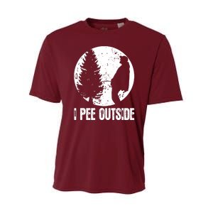 I Pee Outside Inappropriate Youth Performance Sprint T-Shirt