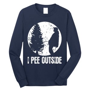 I Pee Outside Inappropriate Long Sleeve Shirt