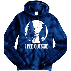 I Pee Outside Inappropriate Tie Dye Hoodie