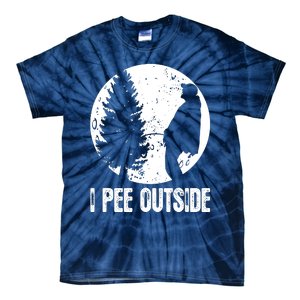 I Pee Outside Inappropriate Tie-Dye T-Shirt