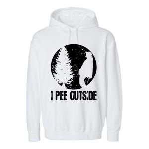 I Pee Outside Inappropriate Garment-Dyed Fleece Hoodie