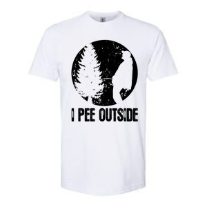 I Pee Outside Inappropriate Softstyle CVC T-Shirt