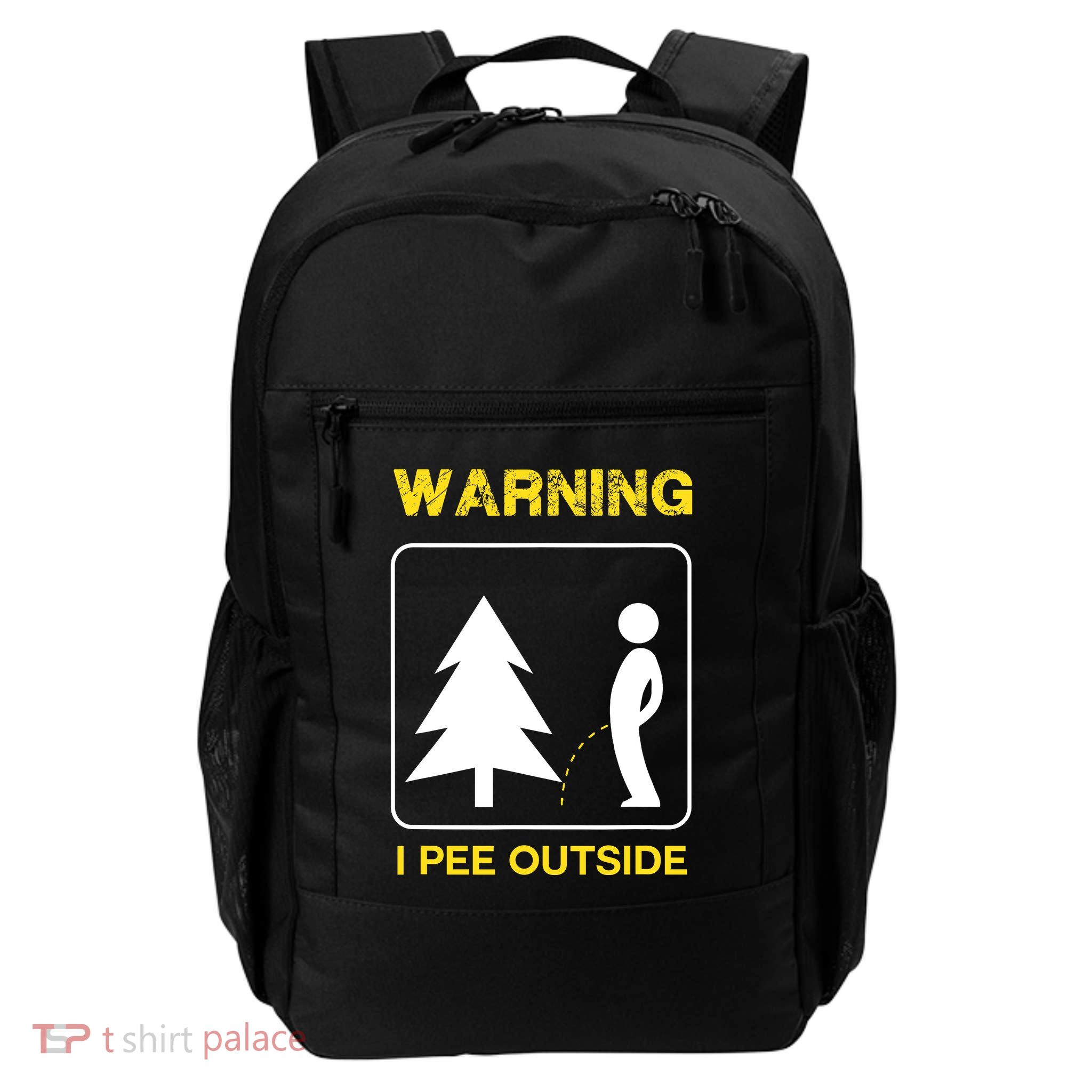 I Pee Outside T Camping Daily Commute Backpack