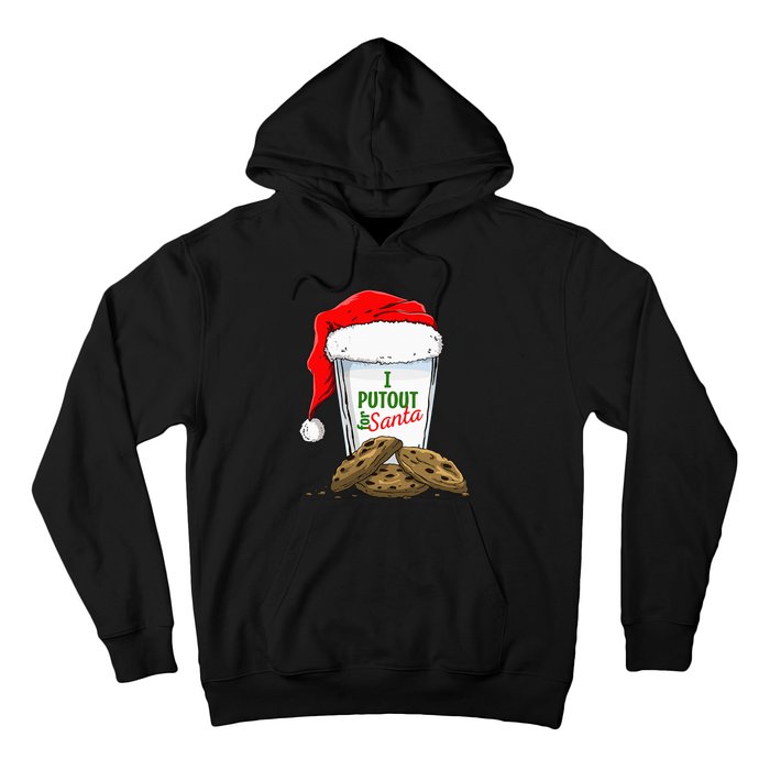 I Put Out For Santa Christmas funny holiday  Hoodie