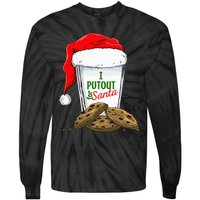 I Put Out For Santa Christmas funny holiday  Tie-Dye Long Sleeve Shirt